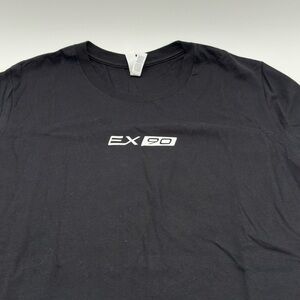 Volvo Shirt Adult Large US Black EX90 Crew Neck Short Sleeve T-Shirt Mens